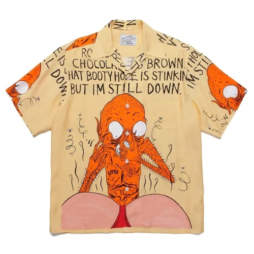 Рубашка Wacko Maria Confusion "Yellow"