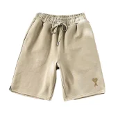 Шорты Amiri With The Red Heart Logo "Brown"