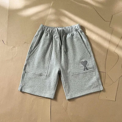 Шорты Amiri Logo On The Pocket "Gray" фото № 3
