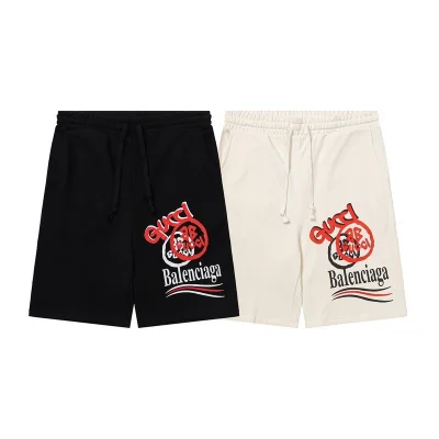 Шорты Balenciaga X Gucci Large Logos "Cream" фото № 6