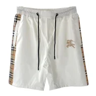 Шорты Burberry Frontside Print Brown Horse And Warrior "White"