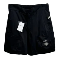 Шорты Stone Island x Christian Dior Black Embroired Frontside Print Compass "Black"