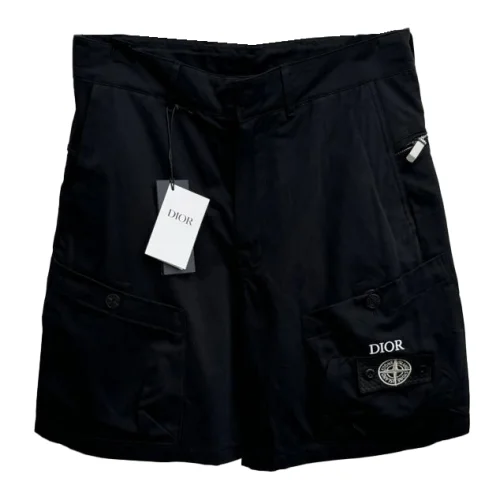 Шорты Stone Island x Christian Dior Black Embroired Frontside Print Compass "Black"