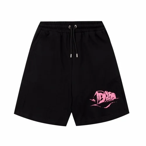 Шорты Christian Dior With Pink Logo "Black"