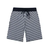 Шорты Dior With A Monogram Print Of The Brand "Blue/Black"