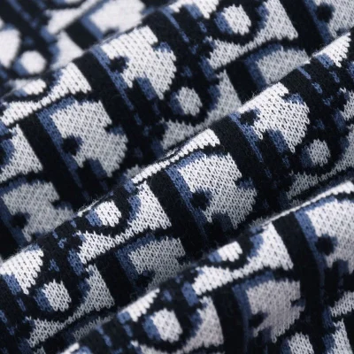 Шорты Dior With A Monogram Print Of The Brand "Blue/Black" фото № 3