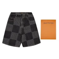 Шорты Louis Vuitton Checkered Pattern "Gray"