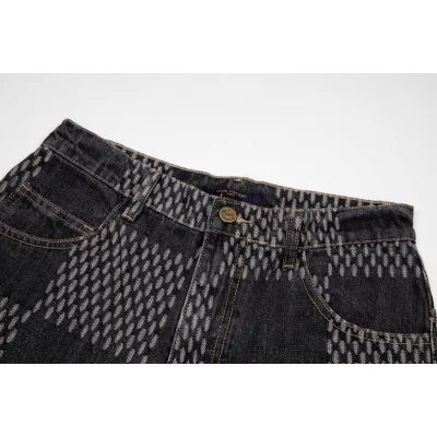 Шорты Louis Vuitton Checkered Pattern "Gray" фото № 6