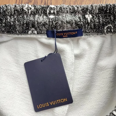 Шорты Louis Vuitton Ripples "White/Gray" фото № 2