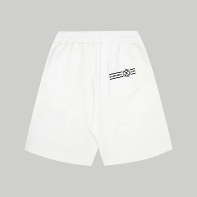 Шорты Louis Vuitton With Logo Strip - Comfort "White" фото № 8