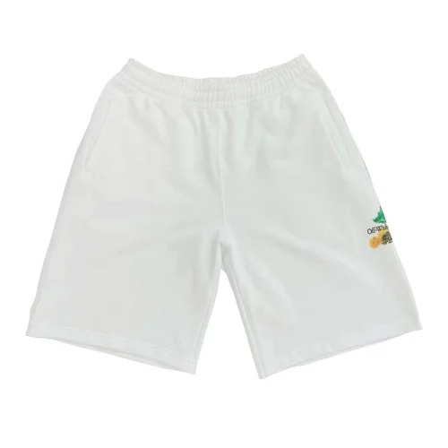 Шорты Off White Multicolor Brand Logo "White"