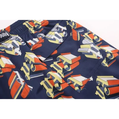 Шорты Palm Angels Monogamous Print "Blue" фото № 3