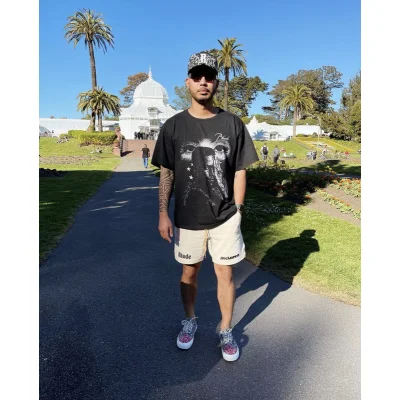 Шорты Rhude McLaren "Milky" фото № 6