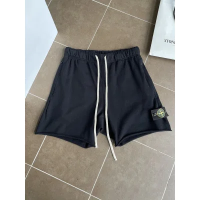 Шорты Stone Island Black Patch - Classic "Blue/Black" фото № 2
