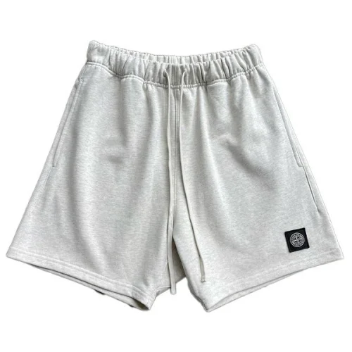 Шорты Stone Island Black Square Logo Sport "White/Gray"