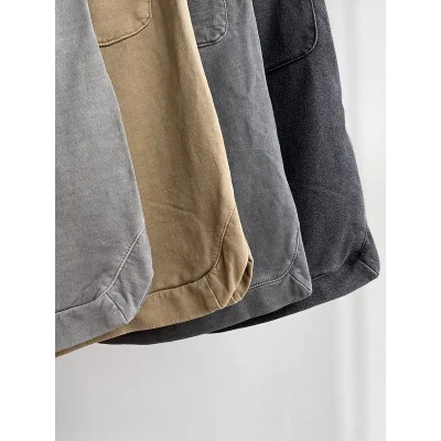 Шорты Stone Island Cotton With A Logo Patch "Brown" фото № 4