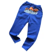 Штаны Trapstar Logo And Colorful Embroidered Panther Outlined By Line "Blue"