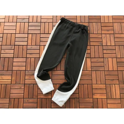 Штаны Trapstar Bicolor With Colorful Embroidered Logo Lettering "Black,Blue" фото № 3