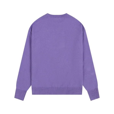 Свитер Amiri Large Logo - Heart And Letter "Violet" фото № 8