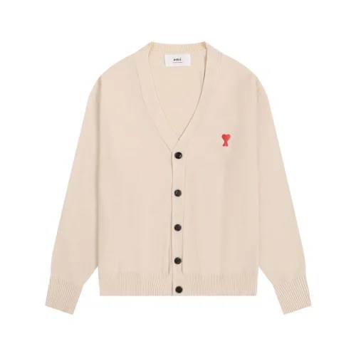 Кардиган Amiri Red Logo "Cream"