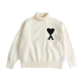 Свитер Amiri With Big Heart Logo "White"