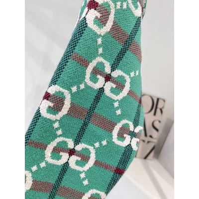 Свитер Gucci In Cage With Logo "Turquoise" фото № 4