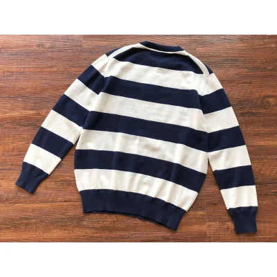 Свитшот Lacoste Wide Horizontal Stripes Along "Black" фото № 2