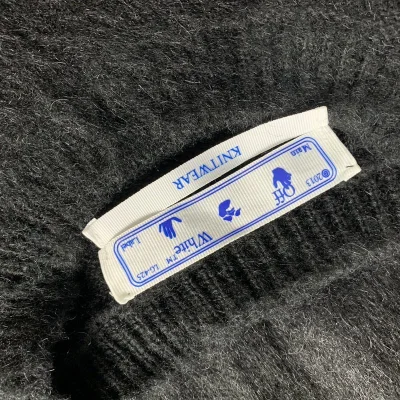 Свитер Off White With Multi-Colored Logo "Black" фото № 6