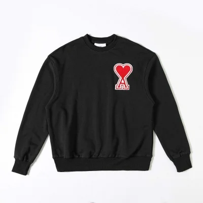 Свитшот Amiri Logo-Heart With Edging "Black/Red" фото № 2 Свитшот Amiri Logo-Heart With Edging "Black/Red" фото № 2