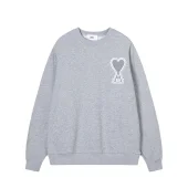 Свитшот Amiri Large Heart Logo And Letters "Gray"