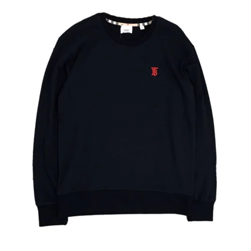 Свитшот Burberry Small Logo "Blue/Black"