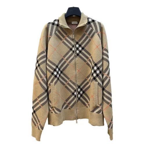 Свитшот Burberry Checked Print Allsides Black Lines "Brown"