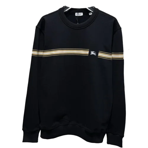 Свитшот Burberry Frontside Mini Print Horse And Warrior "Black"