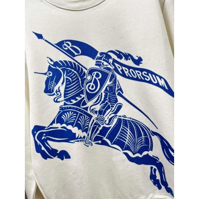 Свитшот Burberry Frontside The Warrior On The Horse Prorsum "White" фото № 6