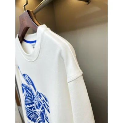 Свитшот Burberry Frontside The Warrior On The Horse Prorsum "White" фото № 4