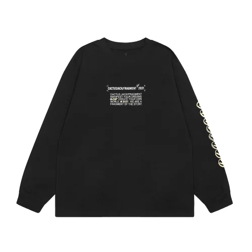 Свитшот Cactus Jack Merch Fragment A Place "Black"