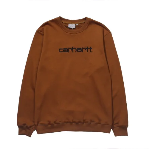 Свитшот Carhartt With Patch "Brown"