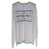 Лонгслив Casablanca Large Font "White"