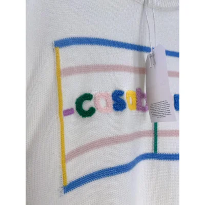 Лонгслив Casablanca Large Font "White" фото № 4