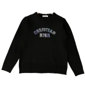 Свитшот Christian Dior Big Frontside Print Christian Dior "Black"