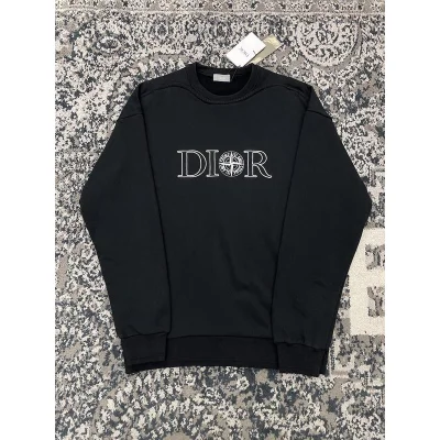 Свитшот Christian Dior Logo Dior Stone Island "Black" фото № 2