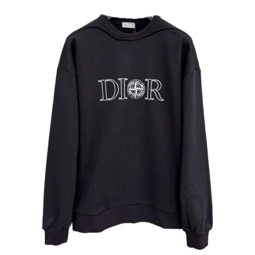 Свитшот Christian Dior Logo Dior Stone Island "Black"