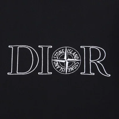 Свитшот Christian Dior Big Logo Dior Stone Island "Black" фото № 3 Свитшот Christian Dior Big Logo Dior Stone Island "Black" фото № 3