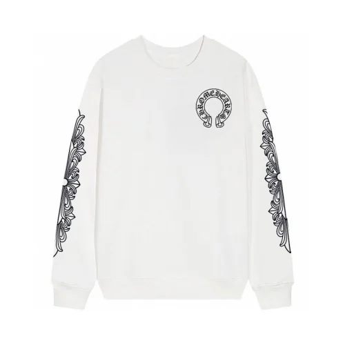 Свитшот Chrome Hearts With Horseshoe Logo "White"
