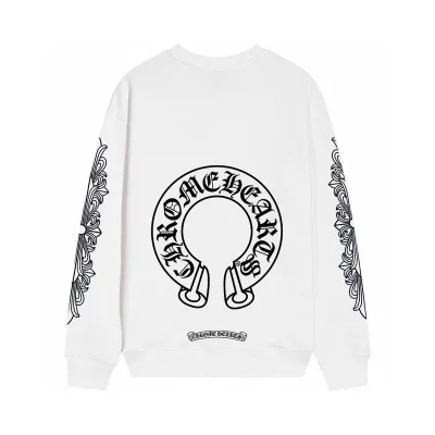 Свитшот Chrome Hearts With Horseshoe Logo "White" фото № 7 Свитшот Chrome Hearts With Horseshoe Logo "White" фото № 7