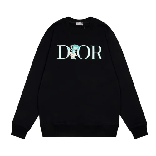 Свитшот Dior Original Inscription "Black"