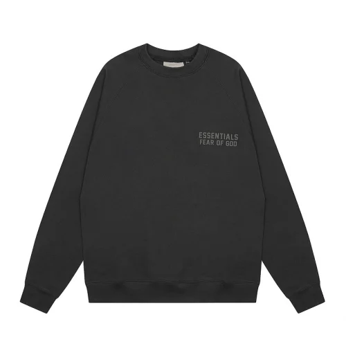 Свитшот Fear Of God Plain With Text Logo "Black"