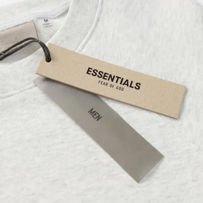 Свитшот Fear Of God With Beige Patch On The Back "Gray" фото № 3