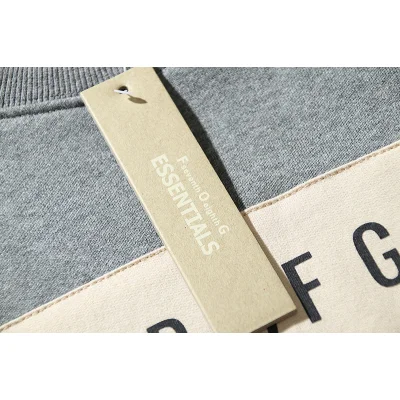 Свитшот Fear Of God Large Brand Logo Plate "Gray/Black" фото № 4