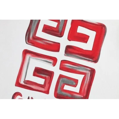 Свитшот Givenchy With Red Logo G "White" фото № 2